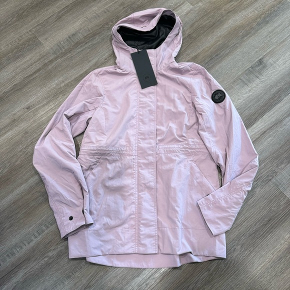 Canada Goose Davie Windbreaker Zip Up Rain Jacket in Ash Purple - Picture 3 of 11